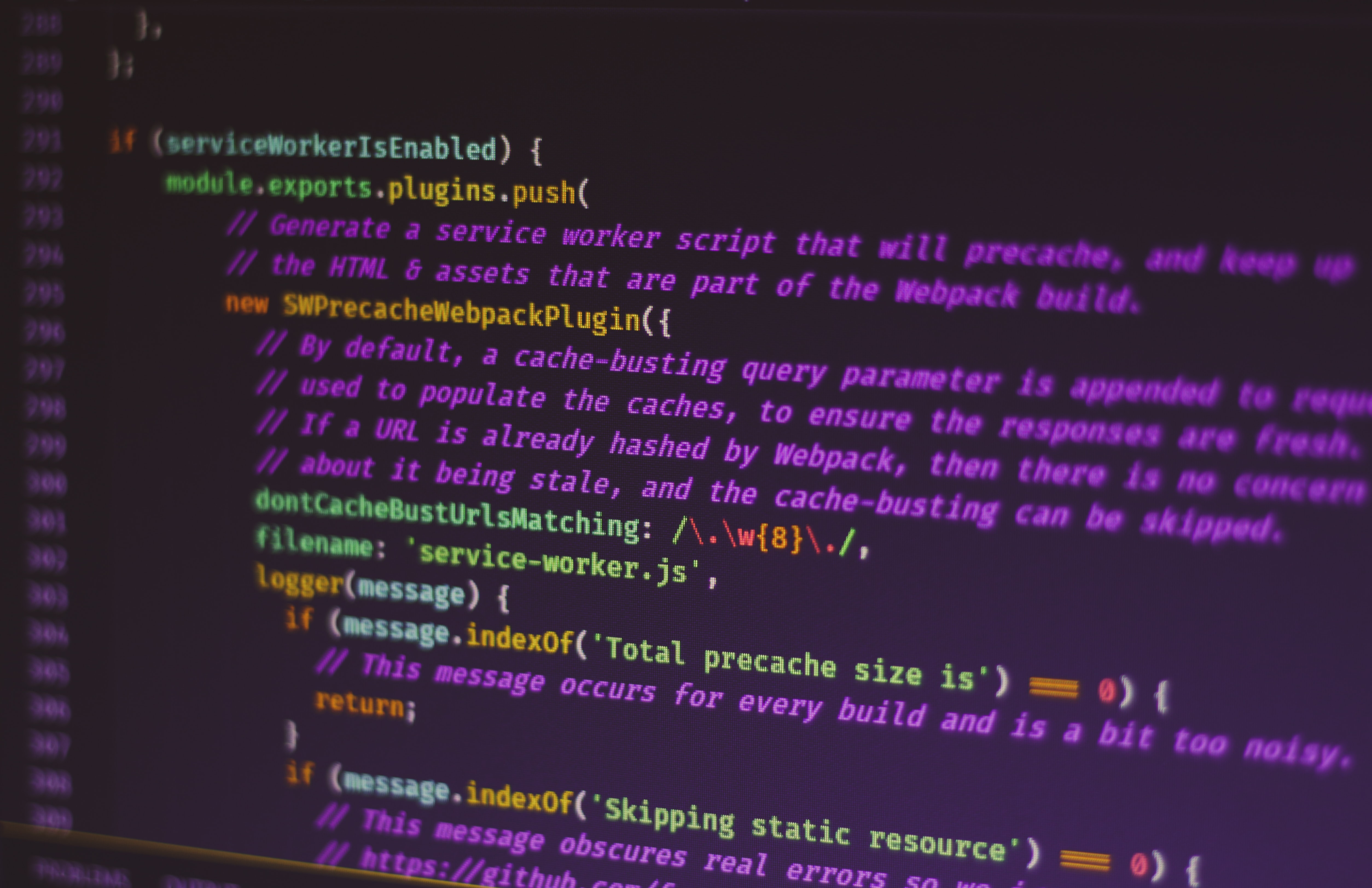 foto van code op een laptopscherm